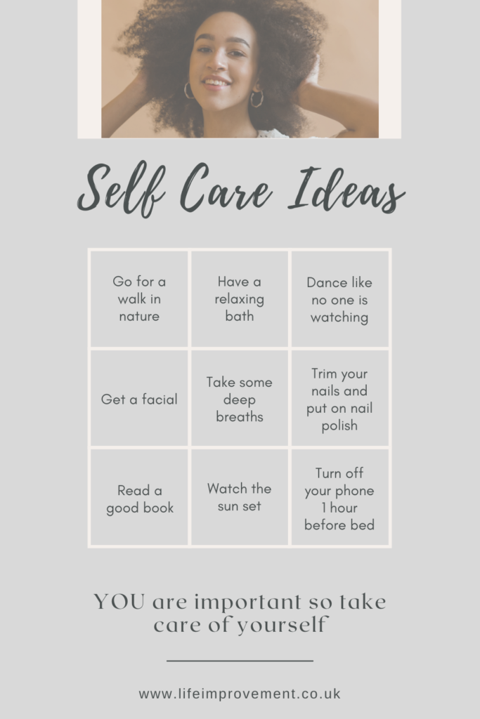 Self Care Ideas